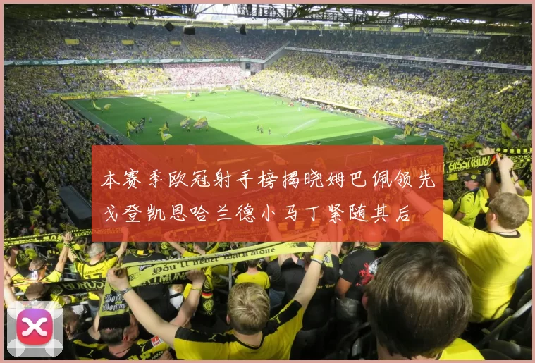 本赛季欧冠射手榜揭晓姆巴佩领先戈登凯恩哈兰德小马丁紧随其后